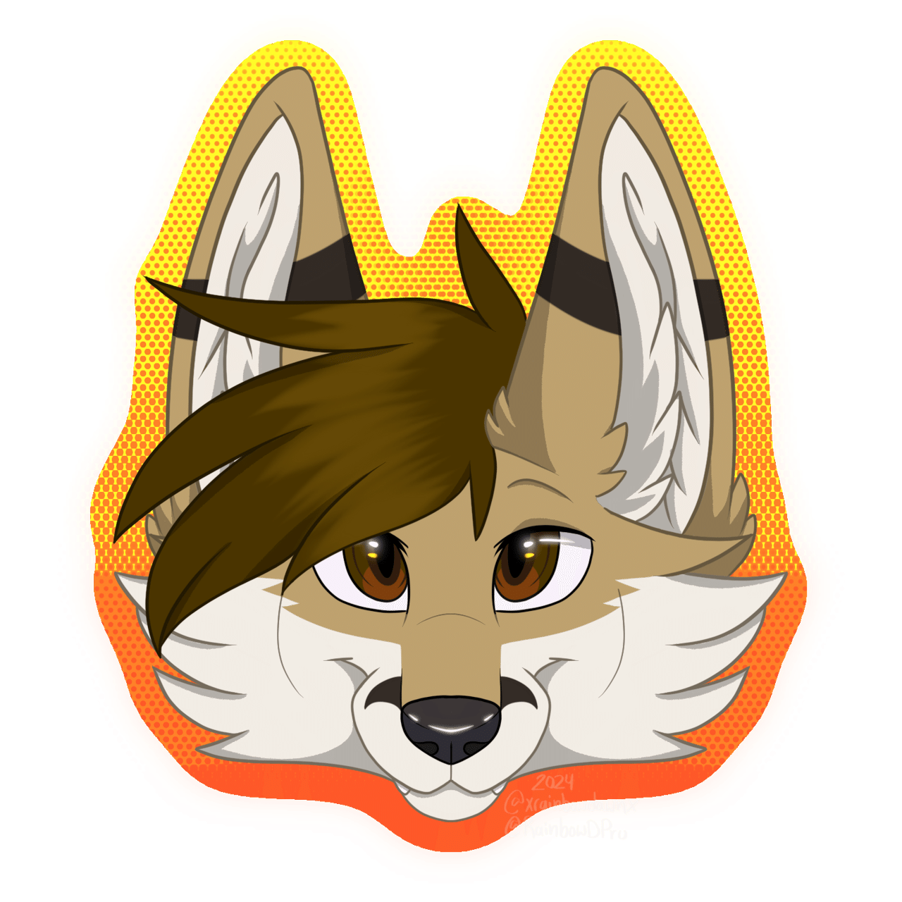 Kobaj facing the camera with an incredibly confident smile as the sun sets behind him.