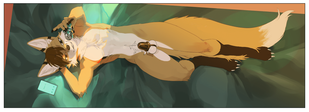 A careful crop of Kobaj in the comic Deep into Submission.