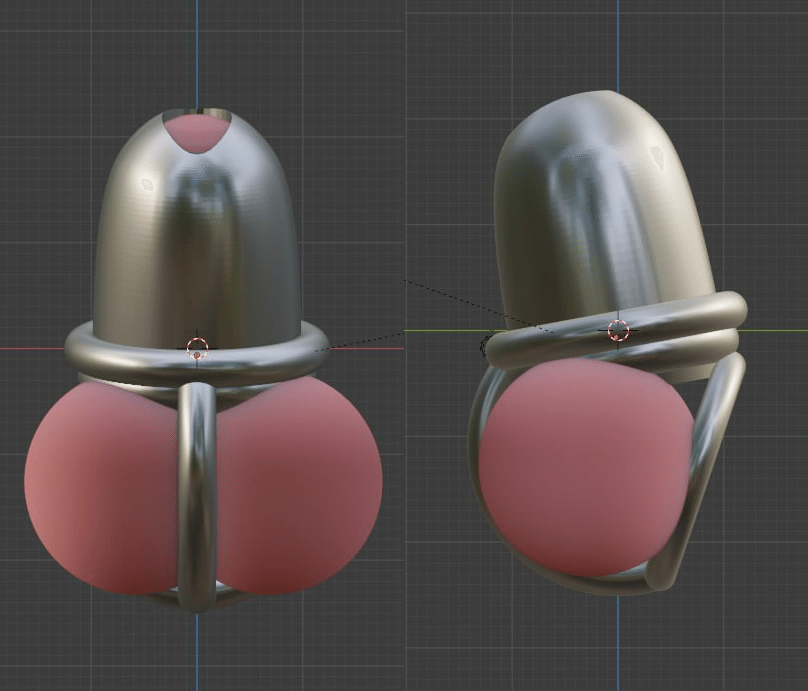 Kobaj's chastity cage.