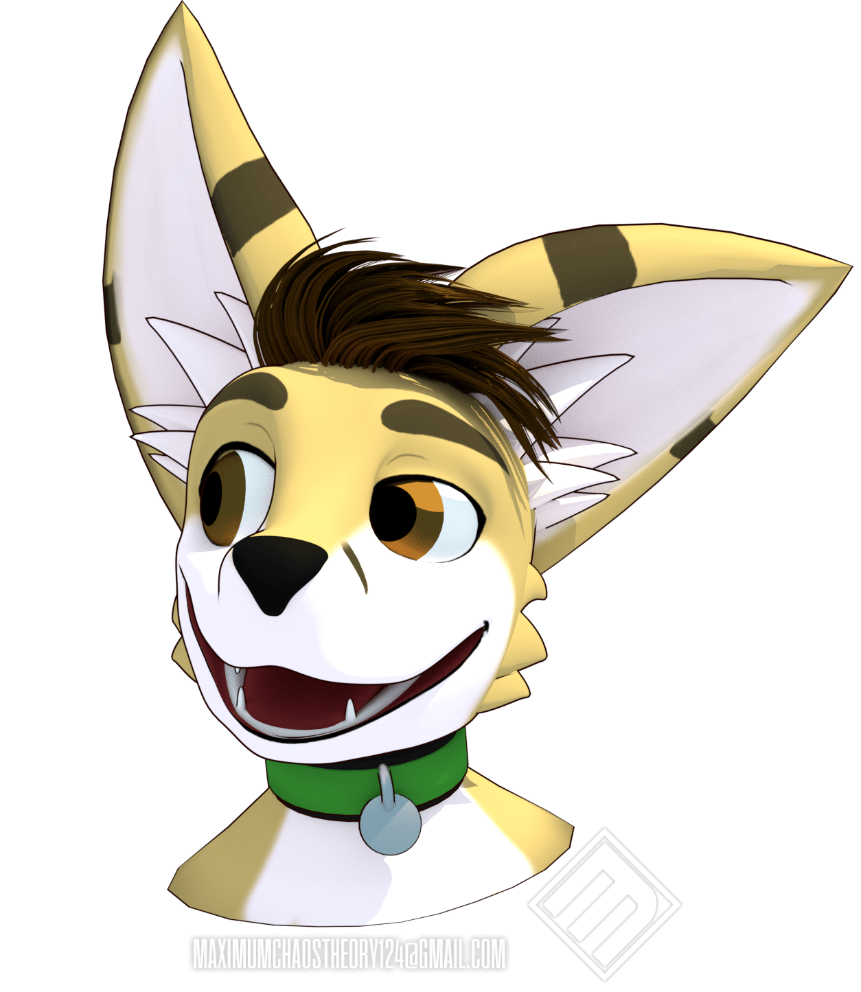 Kobaj's head, looking left.