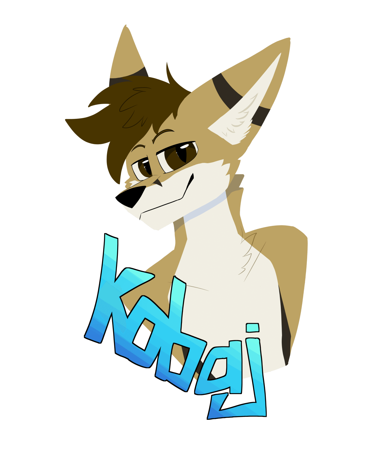 Kobaj looking as cool as he can.