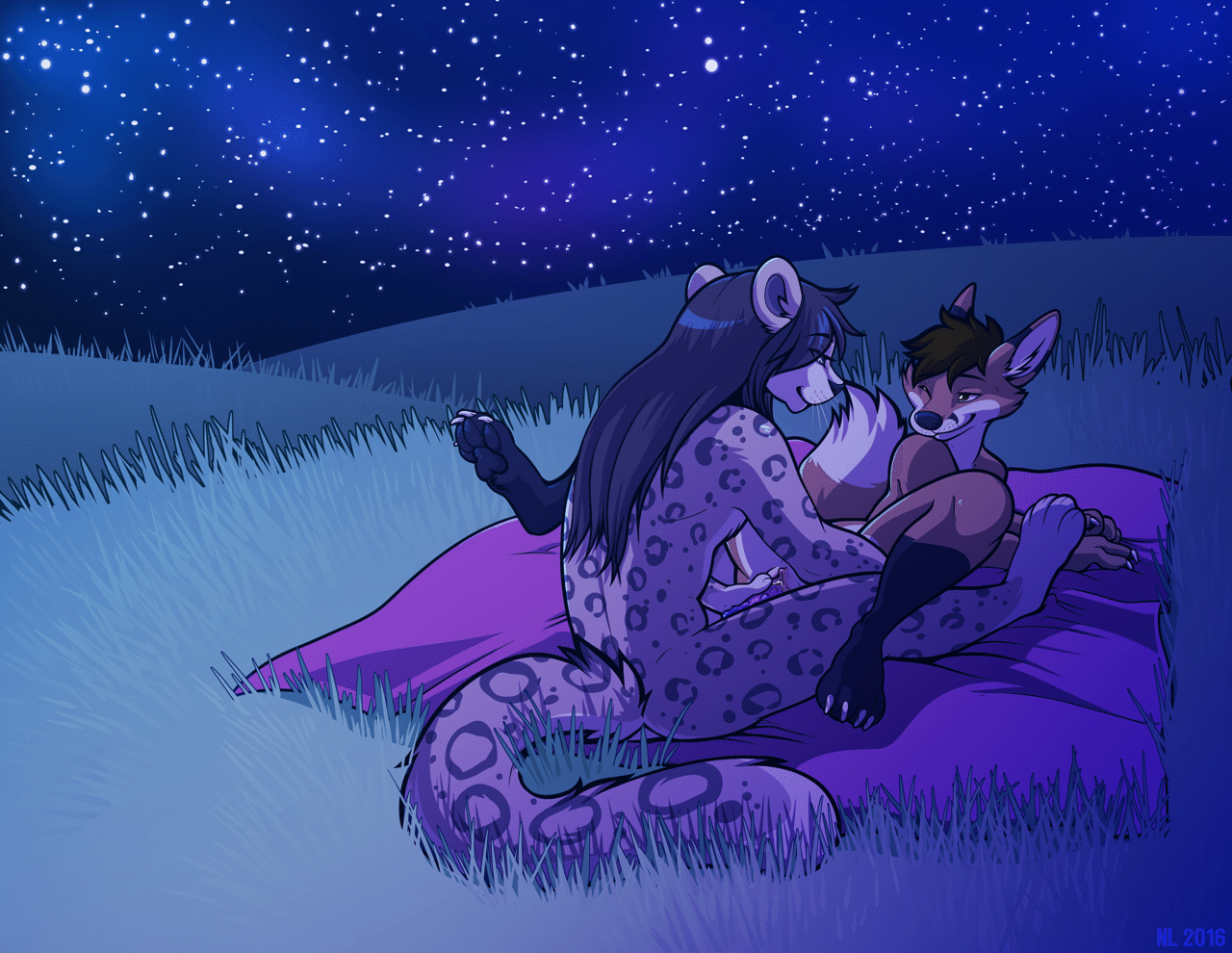 Kobaj and Aubirb discovering the fun of being intersex.
