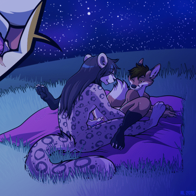 Kobaj and Aubirb discovering the fun of being intersex.