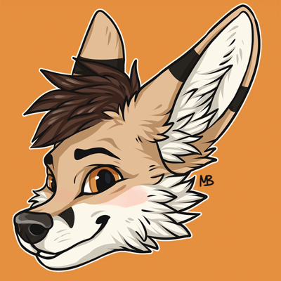 Kobaj grinning and blushing.