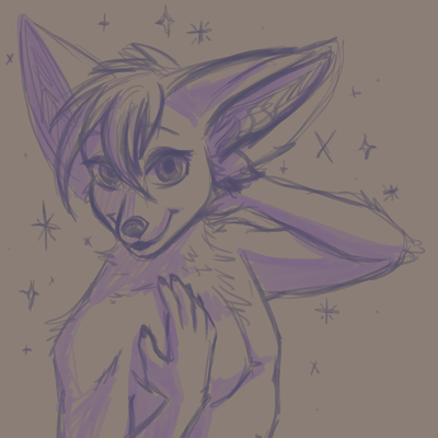 Kobaj making sure you see his best side.