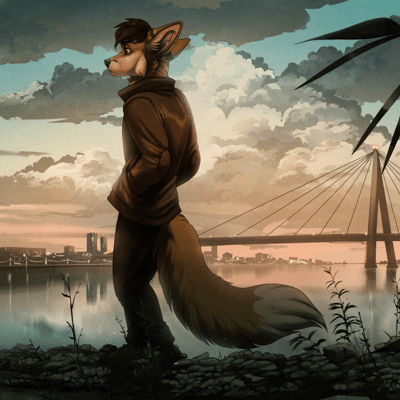 Kobaj looking off in Warsaw.