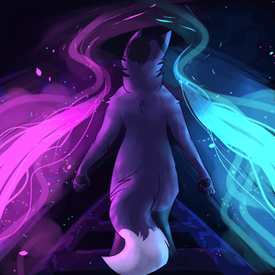 Kobaj surrounded by calming colors.