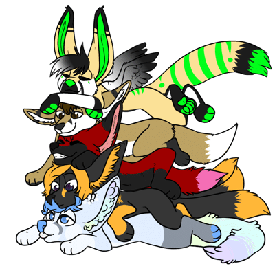 Kobaj in a fennec stack.
