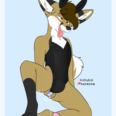 Kobaj getting stuffed with some eggs for Easter.