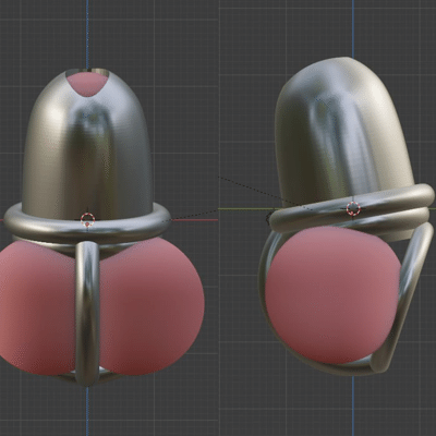 Kobaj's chastity cage.